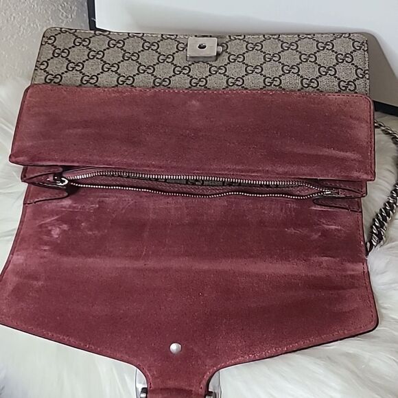 💯Authentic Gucci Dionysus GG Blooms Shoulder Bag- GM Size 🍀 - Picture 11 of 17
